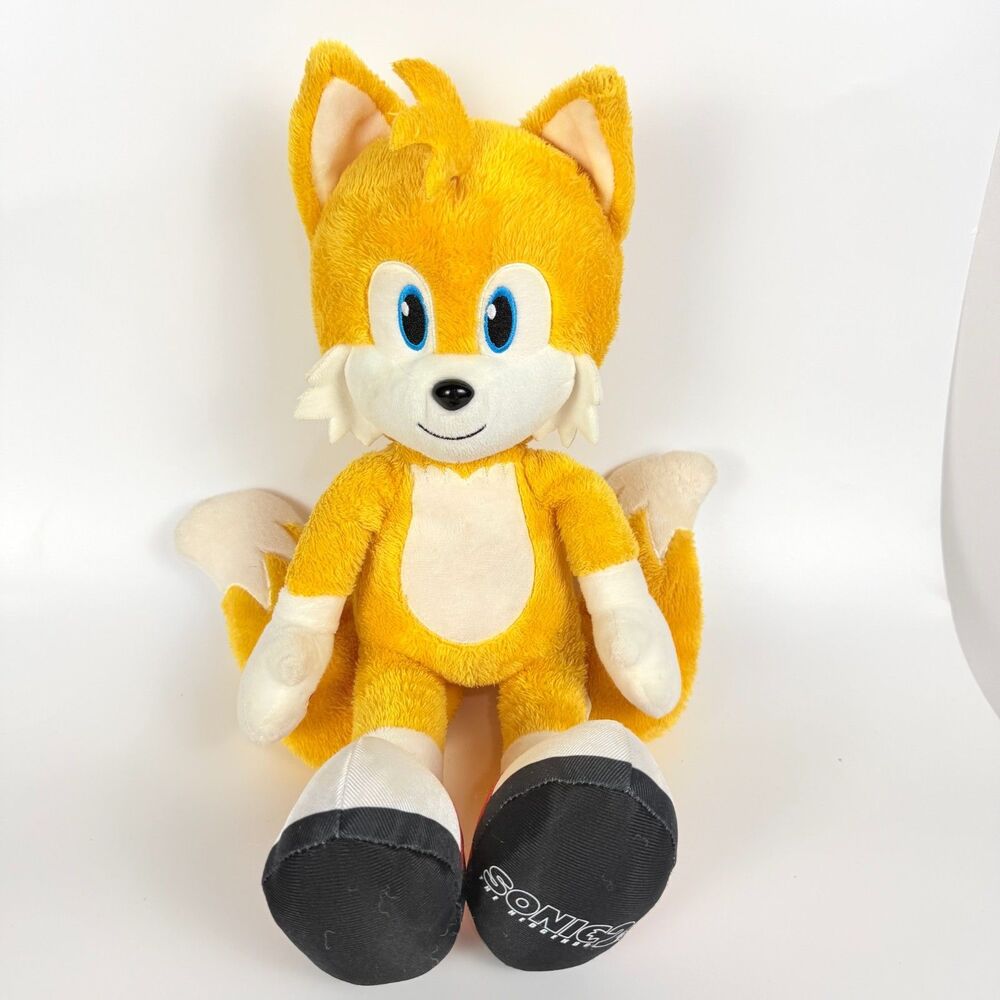 Sonic The Hedgehog 2 Tails Build A Bear Stuffed Animal Plush Yellow BAB
